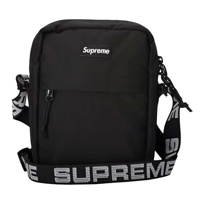 Supreme Supreme Solid Color Crossbody Bag, Shoulder Bag Unisex Black