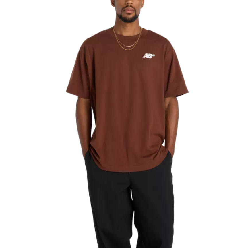 New Balance New Balance T Shirts Men's Rich Oak Crew Neck