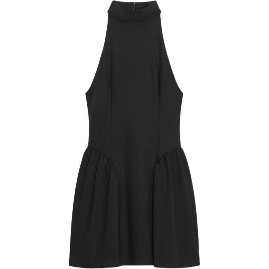ZARA Sleeveless Dresses Women's Black Moderate Short