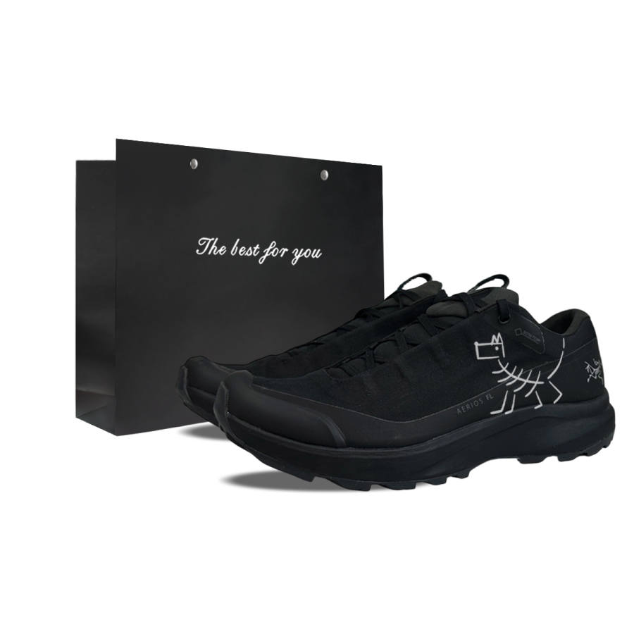 Arcteryx Arc'teryx Aerios FL Low top Casual Trail Running Training City Commuting Running Shoes Men's Black