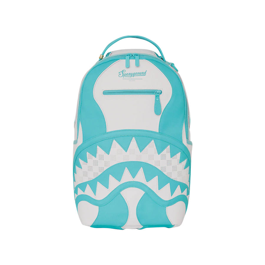 SPRAYGROUND SPRAYGROUND PVC Backpack Unisex Light Aqua Blue