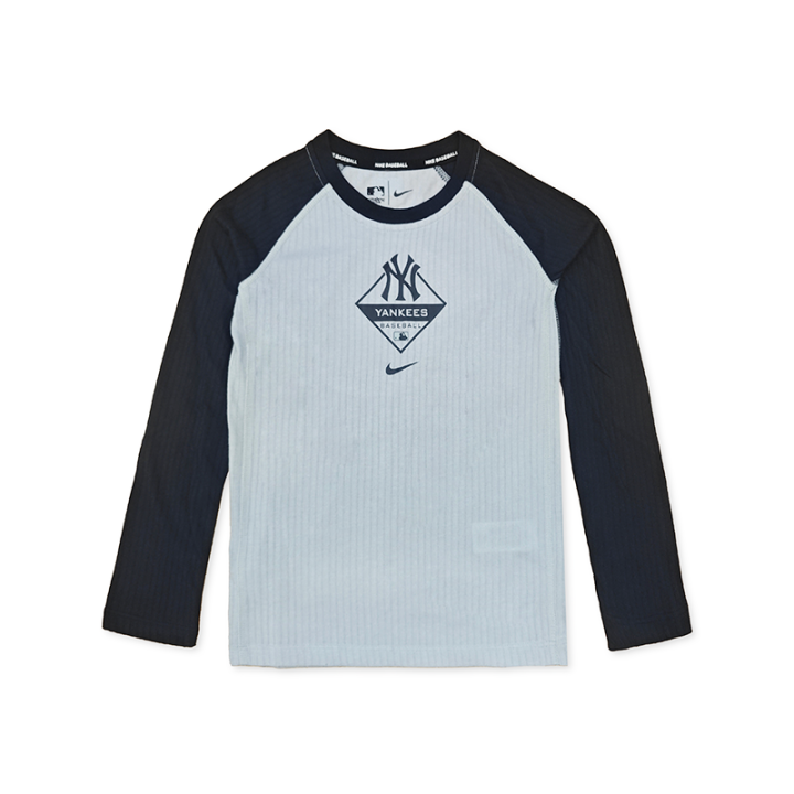 Nike Nike X MLB New York Yankees, Breathable, Comfortable, Fashionable, Versatile Light Gray Children Aged 3 7 Years Old