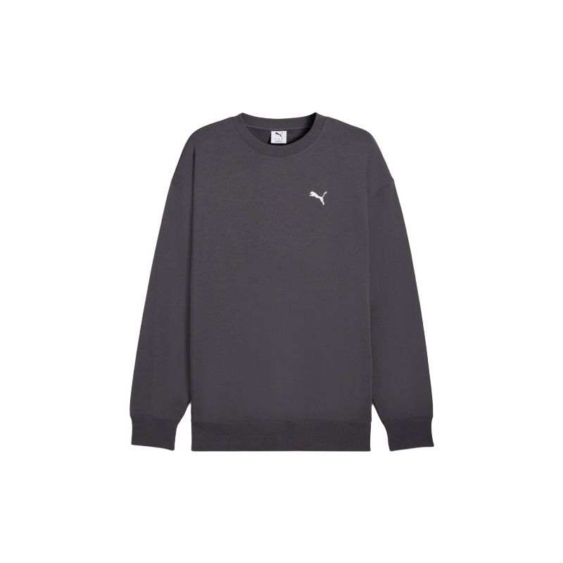 PUMA Sweatshirts Men's Gray Crew Neck Moderate