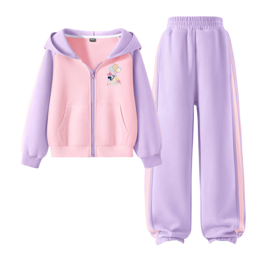 Disney Kids Casual Sportswear Hooded Moderate