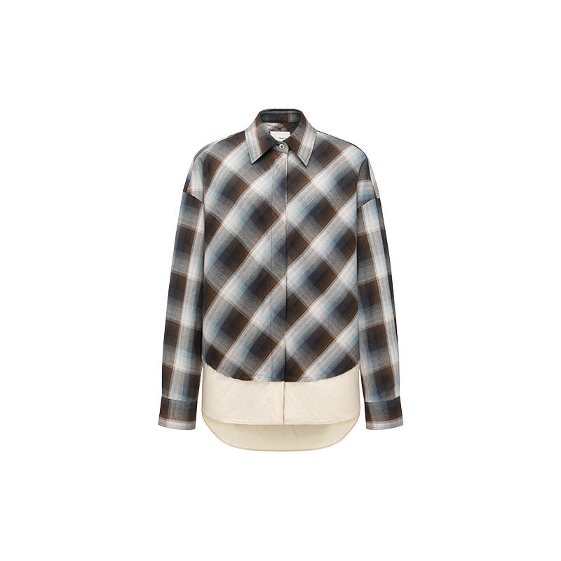 Feng Chen Wang Feng Chen Wang Shirts Women's Plaid Lapel