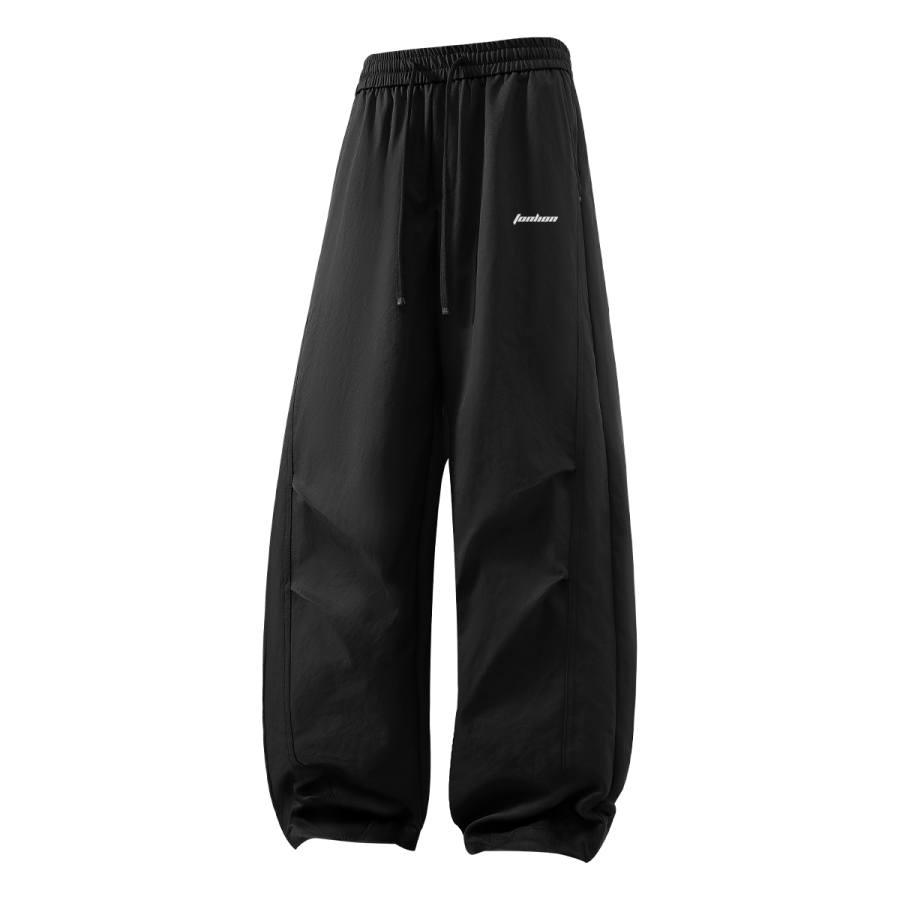 Tonlion Casual Pants Unisex Moderate Parachute Pants