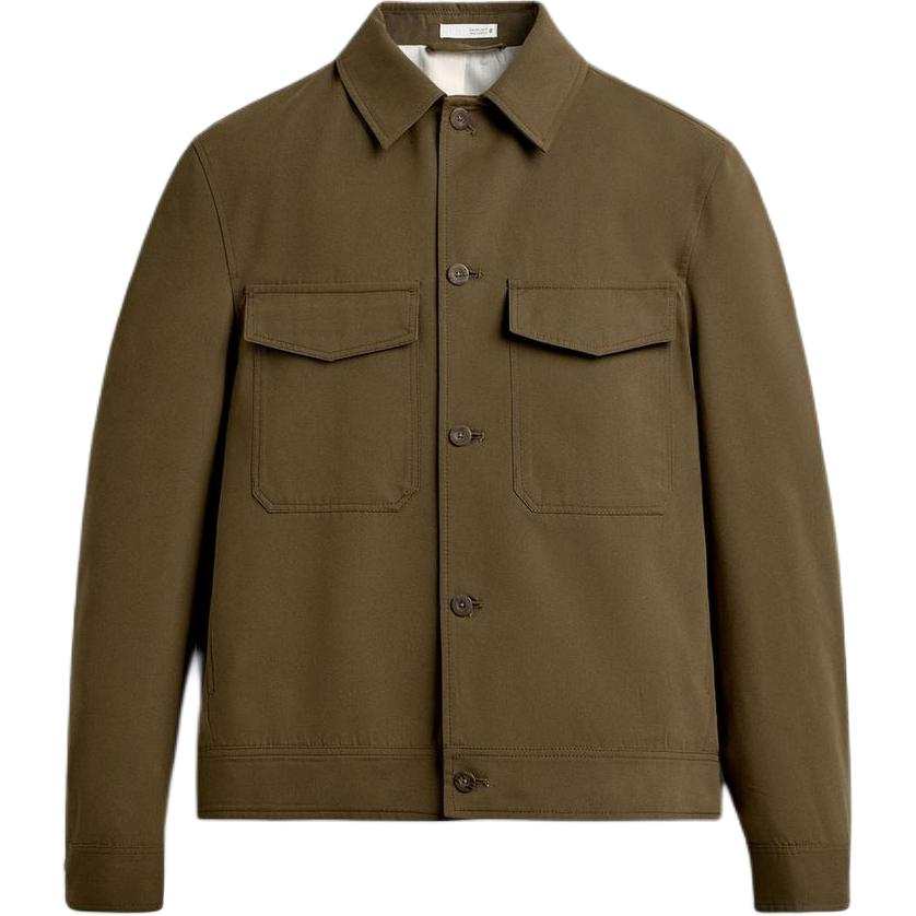 ZARA Jackets Men's Yellow Green Lapel Moderate Other