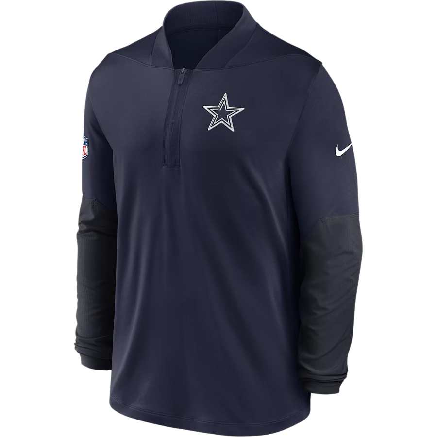 Nike Nike Dallas Cowboys Feel The Pressure Men's Nike Dri-FIT Nfl 1/2-Zip Top