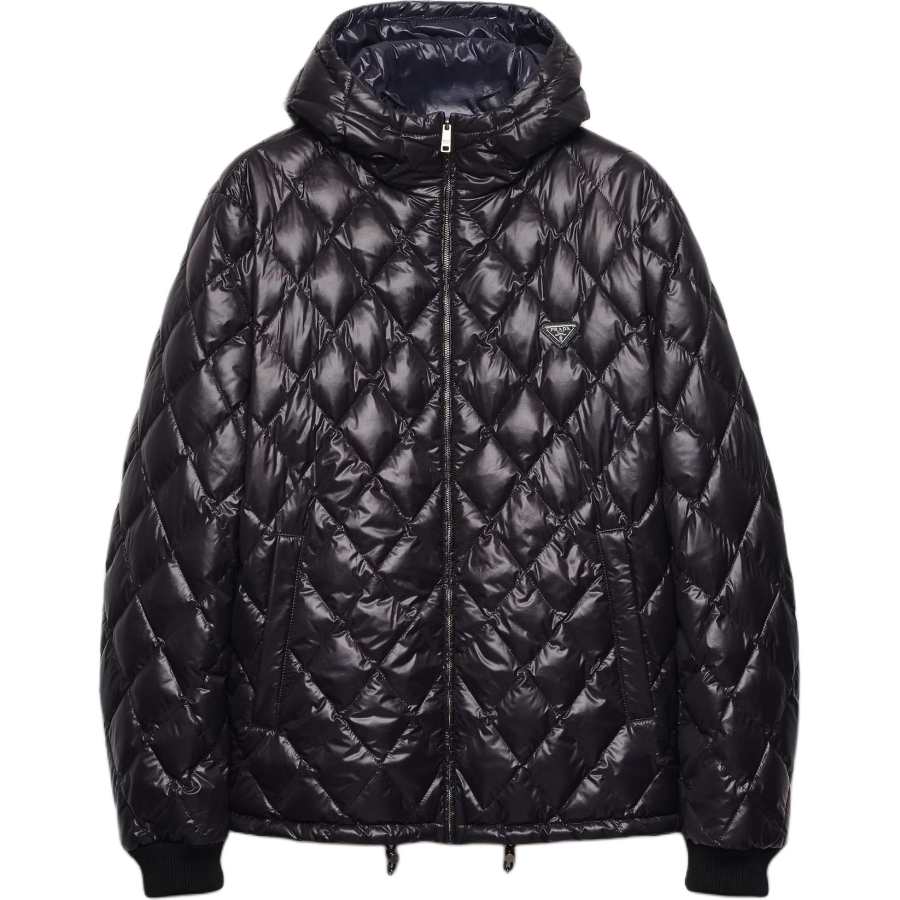 PRADA PRADA Quilted Hooded Jacket