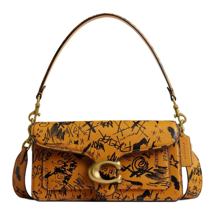 COACH COACH Tabby Leather Handbag Medium Women's Multicolor