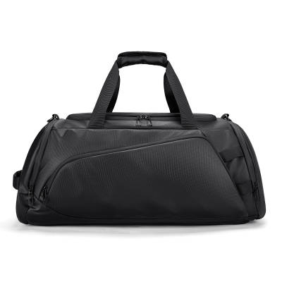 ReeYee Oxford Portable Crossbody Double Shoulder Travel Bag, Gym Bag Large Men's Black/Army Green
