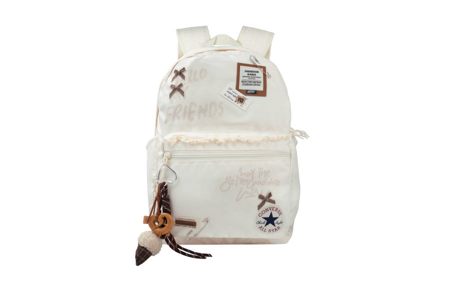 Converse Converse Polyester Sweet Fun Messenger Backpack Regular Unisex White
