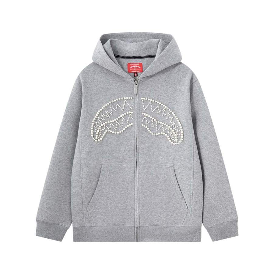 SPRAYGROUND Sweatshirts Unisex Hooded Moderate Cardigan