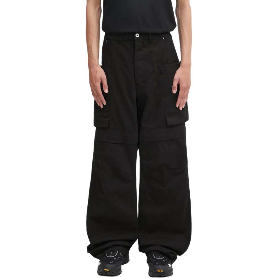 Rick Owens DRKSHDW Stefan Wide Leg Cargo Pants