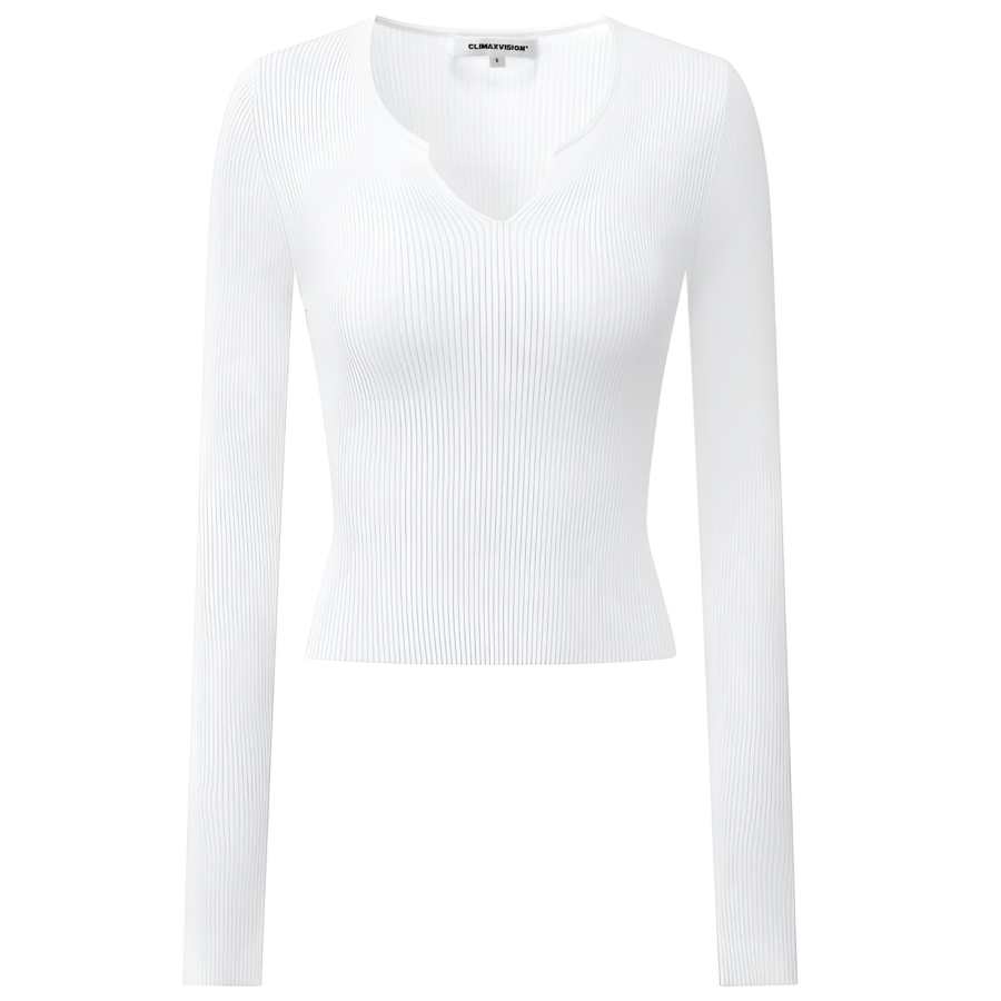 CLIMAX VISION Knitwear Women's V Neck Moderate Base Layer