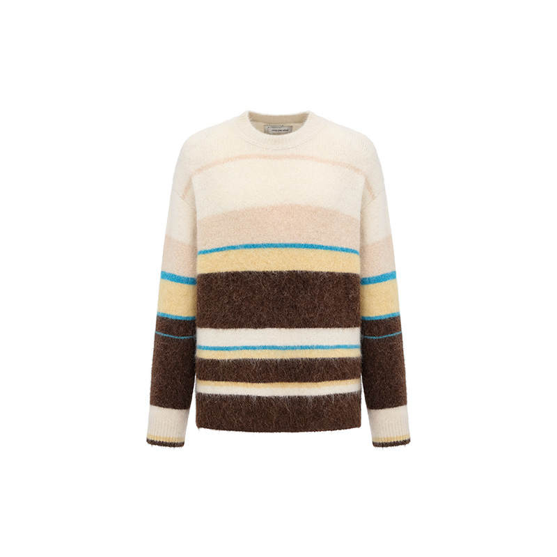 Feng Chen Wang Feng Chen Wang Sweaters Unisex Ecru Crew Neck Moderate
