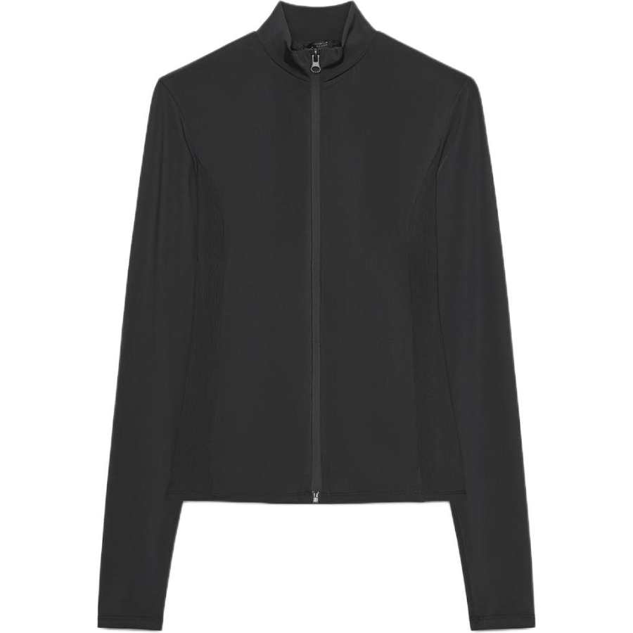 ZARA Jackets Women's Black Stand Collar Moderate Other