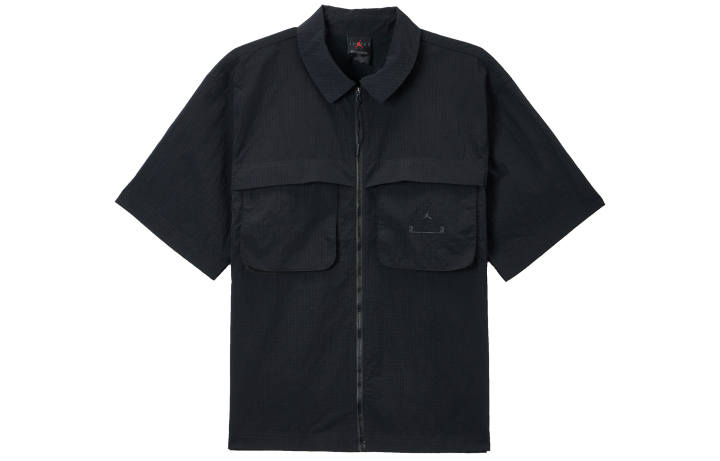 Jordan Jordan Shirts Men's Black Lapel Moderate