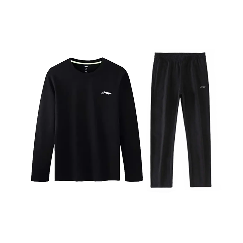 Li-Ning Li Ning Casual Sportswear Unisex Black+Black