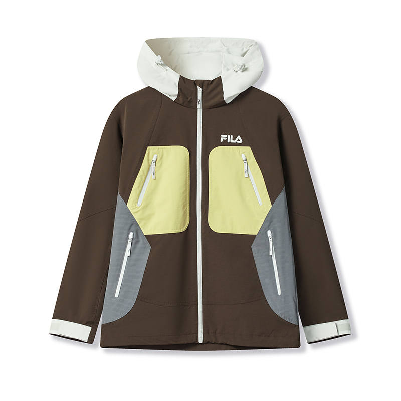 FILA ORIGINALE Jackets Men's Dark Earth Tone Hooded Moderate Other