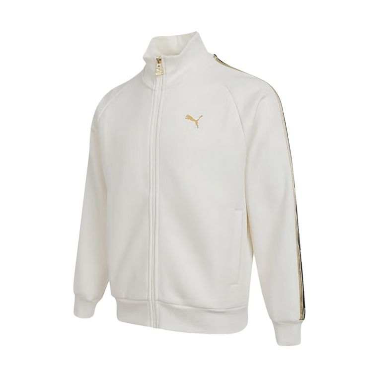 PUMA PUMA Jackets Men's White Stand Collar Moderate Other