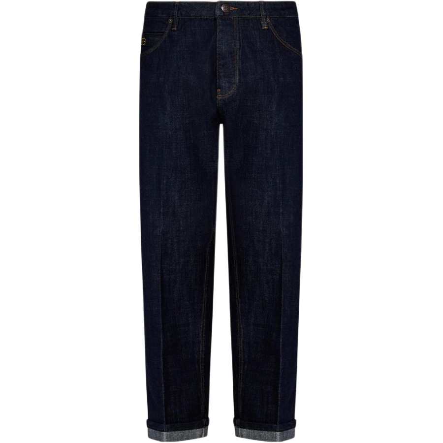 EMPORIO ARMANI Logo Embroidered Straight-Leg Jeans