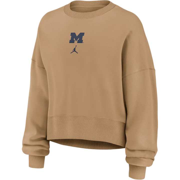 Jordan Jordan Michigan Phoenix 2-Hit Women's Jordan Brand College Pullover Crew