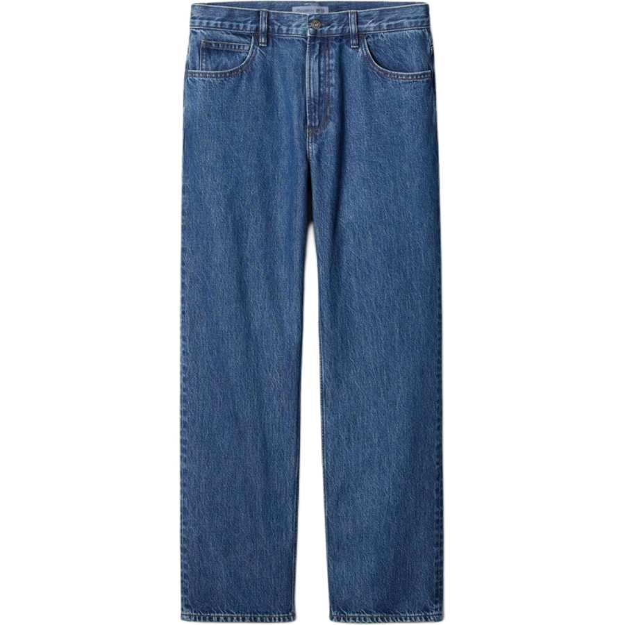 UNIQLO Jeans Unisex Lake Blue Moderate Straight Fit Pants