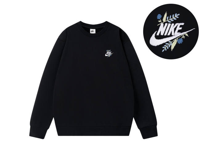 Nike Nike Sweatshirts Unisex Black Crew Neck Moderate Regular