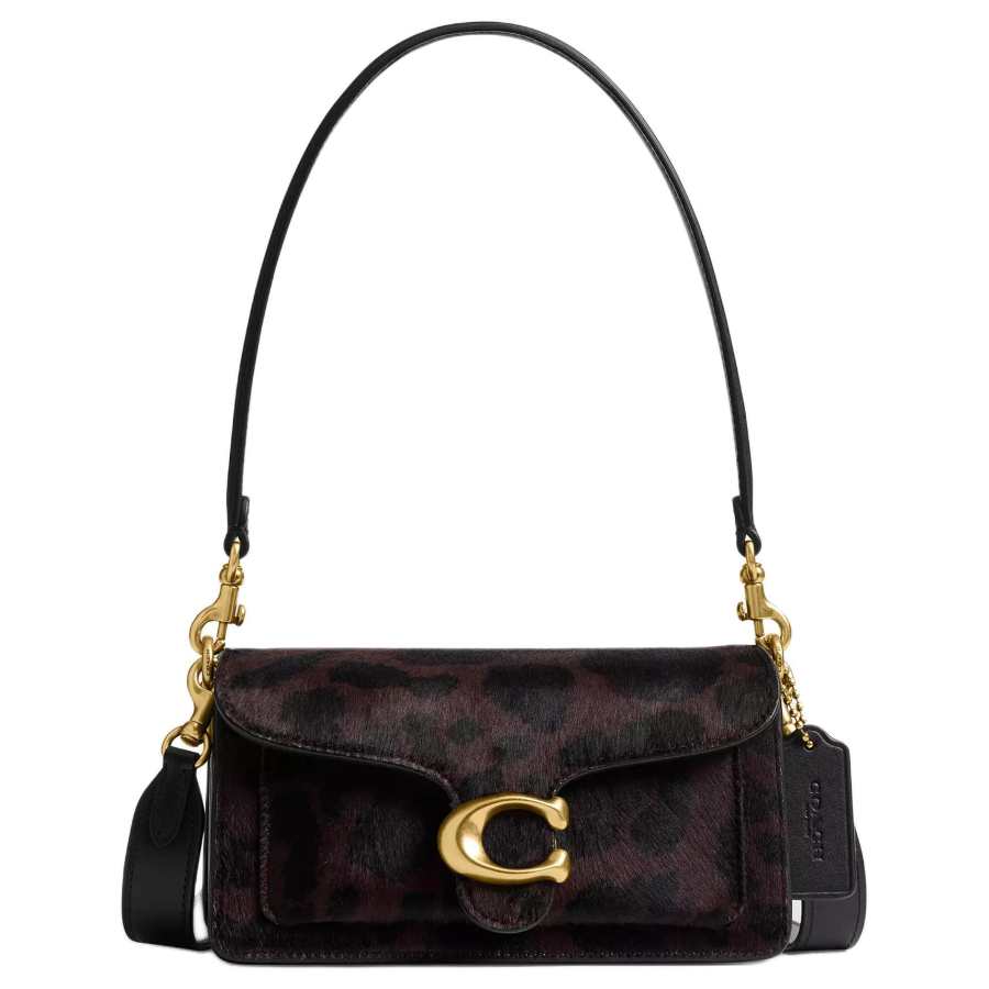 COACH Tabby Calfskin Crossbody Bag, Shoulder Bag Small Women's Black