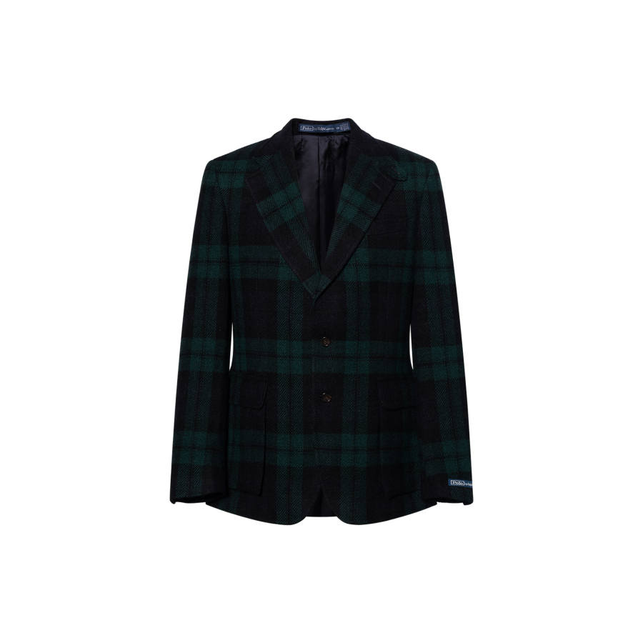 Polo Ralph Lauren Checked Wool Single-breasted Blazer