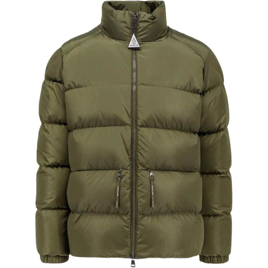 Moncler Moncler Logo Patch Zip-Up Puffer Jacket