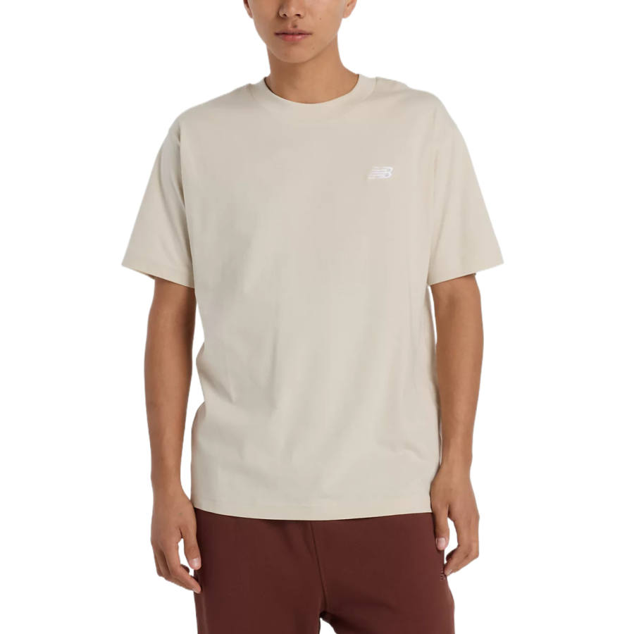 New Balance New Balance T Shirts Men's Beige Crew Neck