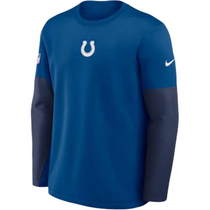 Nike Nike Indianapolis Colts Scripted To Win Sideline Coach Men's Nike Therma-FIT Nfl Long-Sleeve T-Shirt