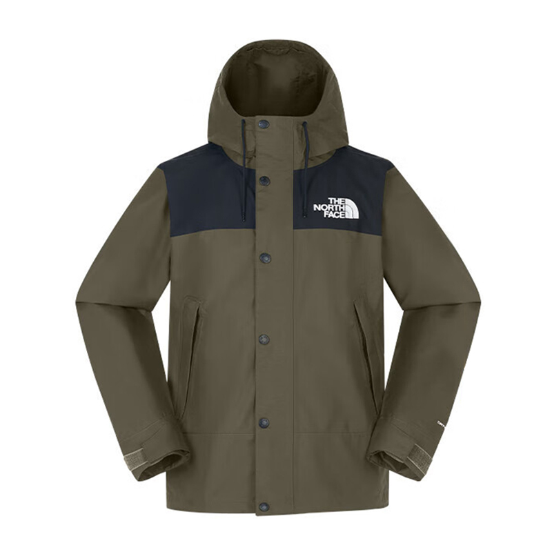 The North Face embroidered-logo jacket
