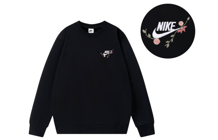 Nike Nike Sweatshirts Unisex Black Crew Neck Moderate Regular