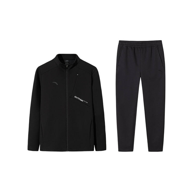 Anta Fall Casual Sportswear Sweatshirt Men's Basic Black