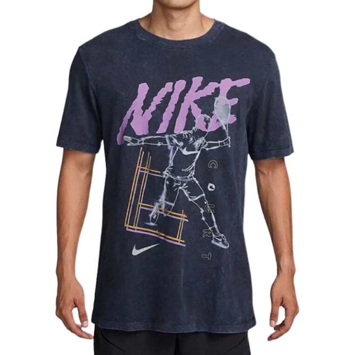Nike Nike Clothing T Shirts Men's Obsidian Color Crew Neck