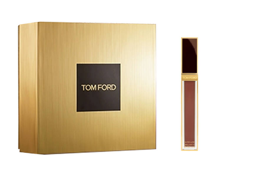 TOM FORD Black Gold Liquid Lipstick Gift Box Set, Love Limited Edition Glossy Easy to Blend Complexion 5.5ml