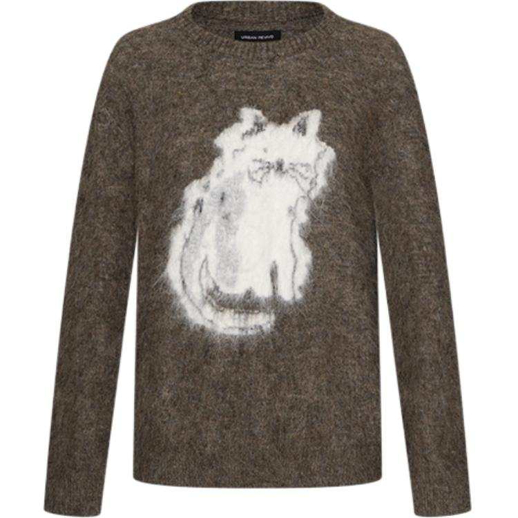 URBAN REVIVO Knitwear Women's Crew Neck Moderate