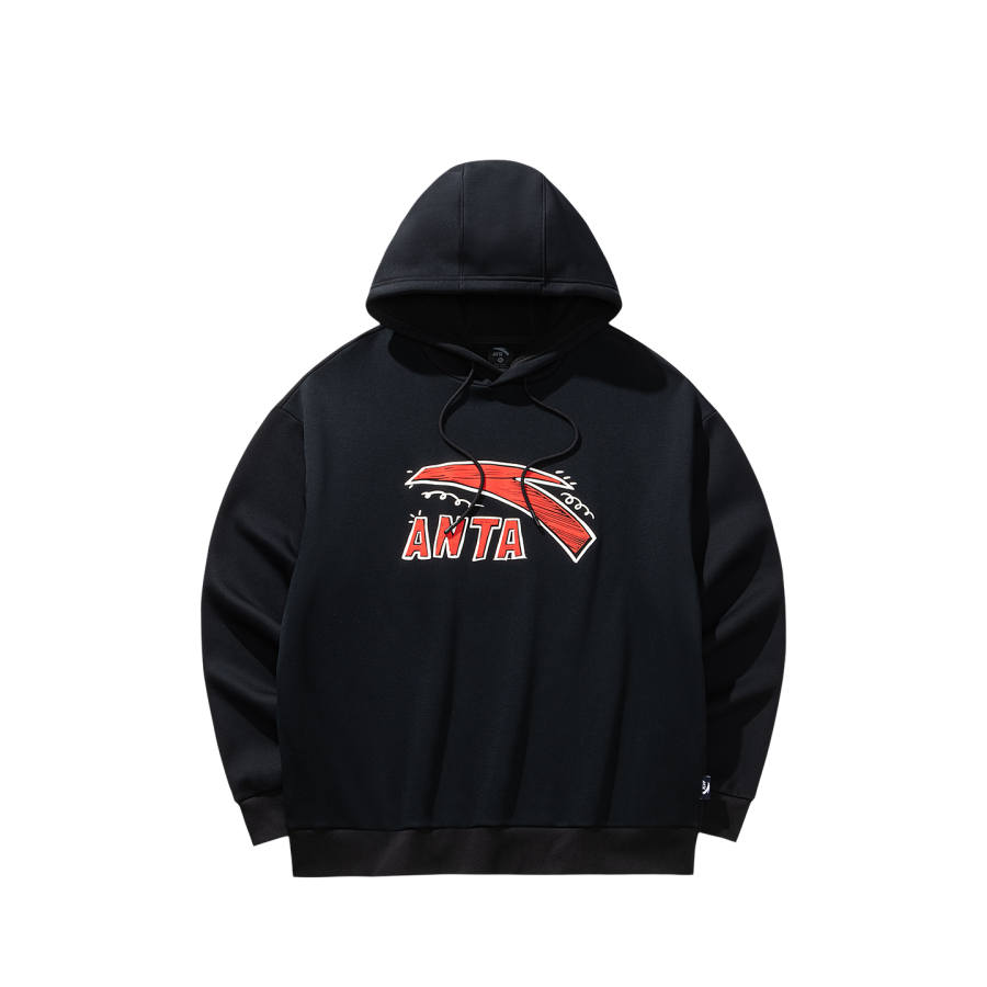 ANTA ANTA Sweatshirts Unisex Basic Black 2 Hooded Moderate
