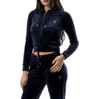 Juicy Couture Sweatshirts Women's Blue Hooded Moderate