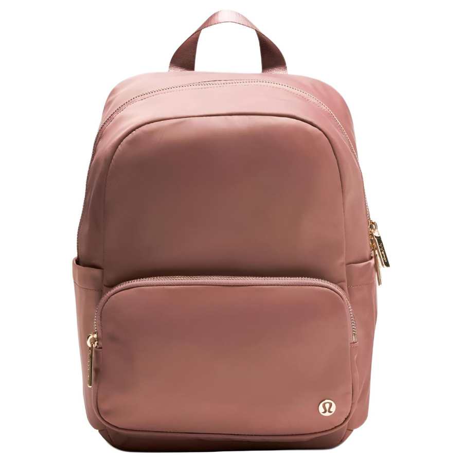 Lululemon Everywhere Nylon Backpack Small Men's Spice & Pure Oak & Rose Gold
