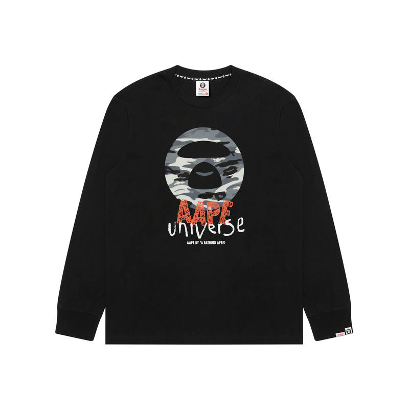Aape Aape crew-neck long-sleeved sweatshirt