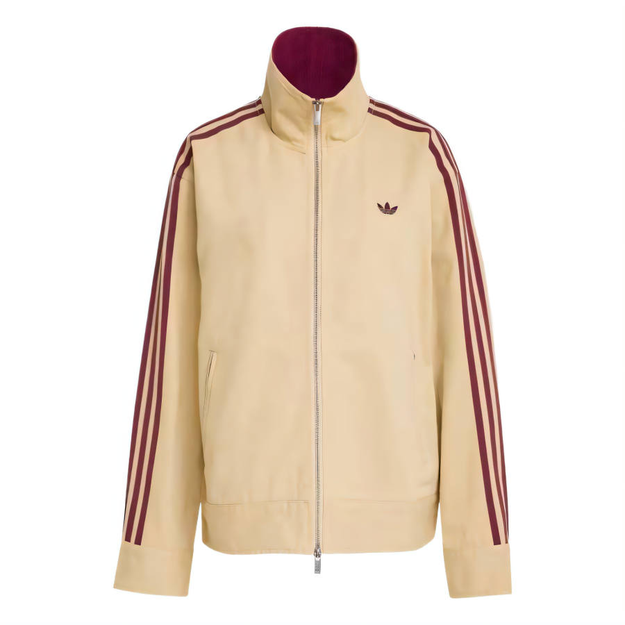 Adidas Originals logo-embroidery zip-fastening jacket
