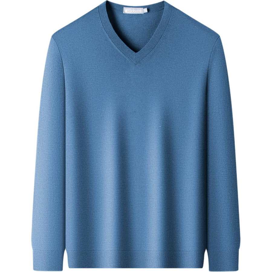 Hodo Knitwear Men's V Neck Moderate Other