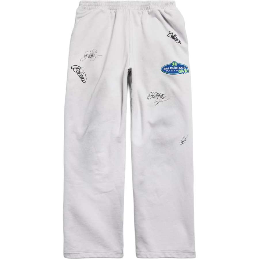 Balenciaga Logo Patch Baggy Sweatpants