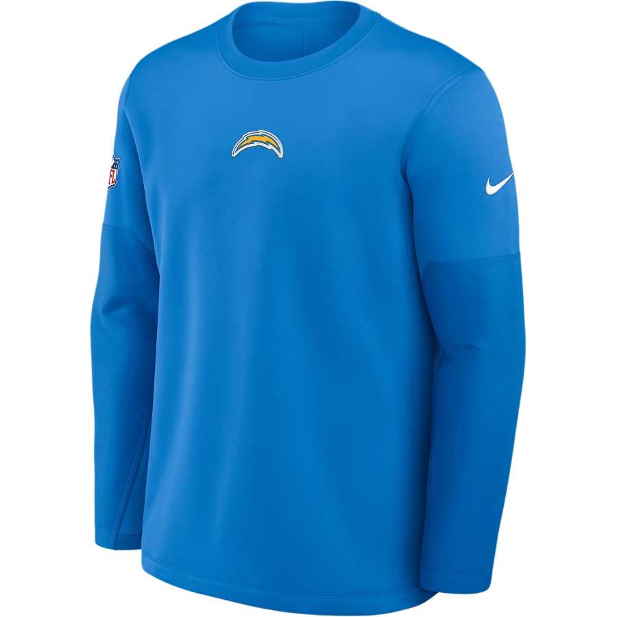 Nike Nike Los Angeles Chargers Scripted To Win Sideline Coach Men's Nike Therma-FIT Nfl Long-Sleeve T-Shirt