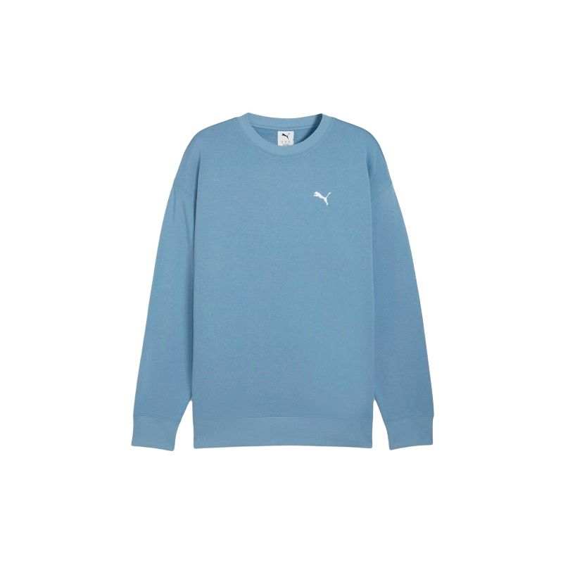 PUMA PUMA Sweatshirts Men's Blue Crew Neck Moderate