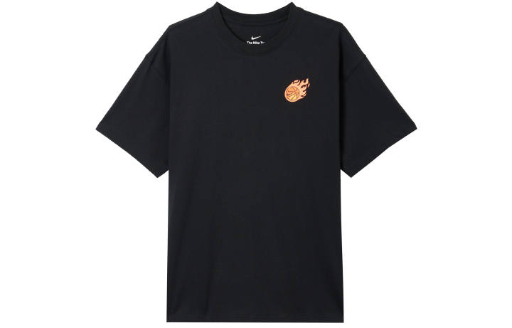 Nike Nike T Shirts Men's Black Crew Neck Moderate